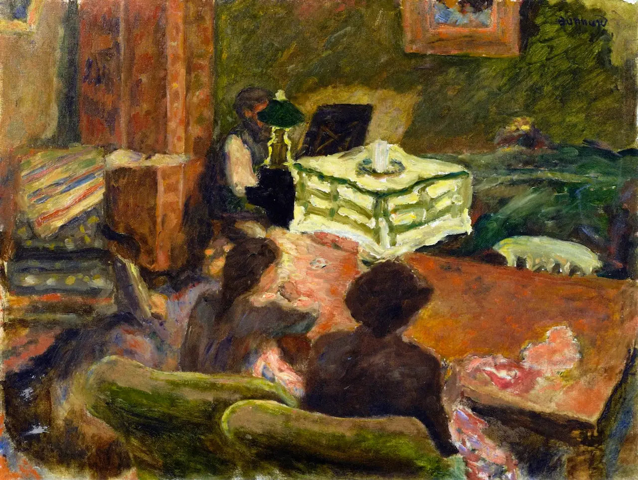 La famille Claude Terrace - Pierre Bonnard image 1 reproduction d’œuvre d’art à l’huile