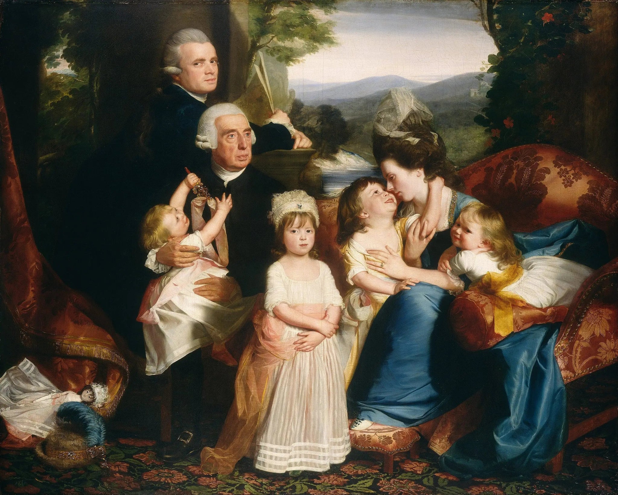La famille Copley - John Singleton Copley image 1 reproduction artisanale de tableau