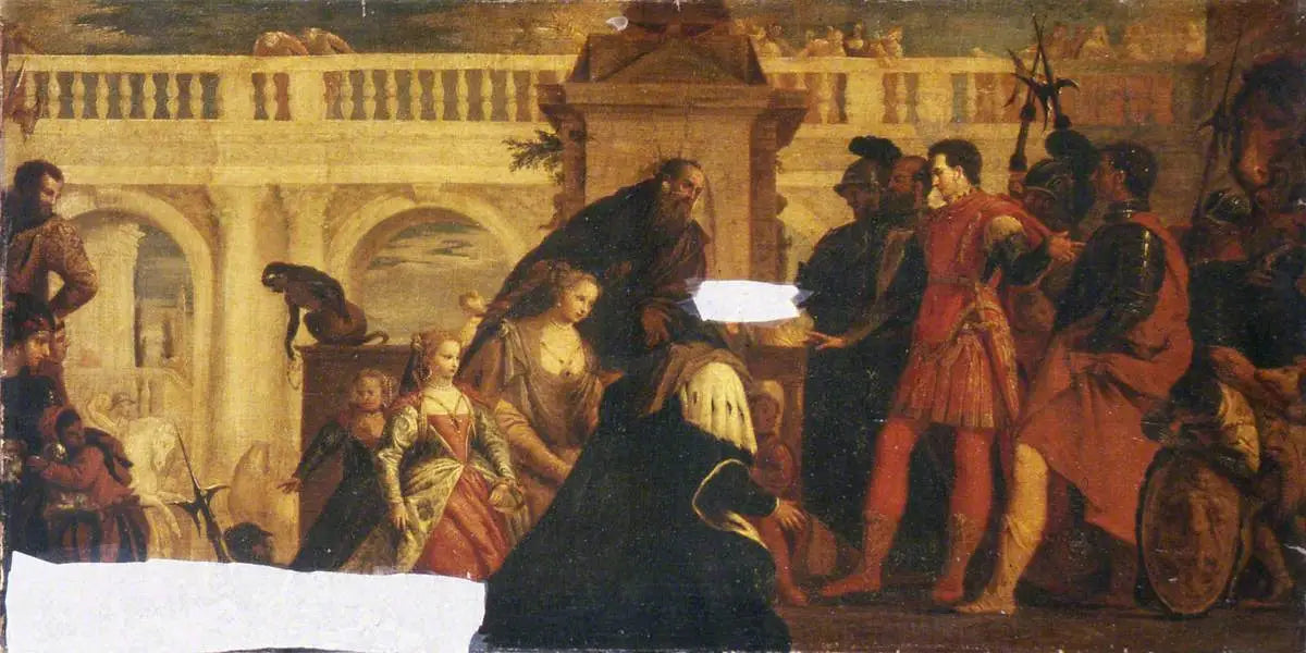 La famille de Darius avant Alexandre - Paul Véronèse image 1 copie de tableau peinte à la main