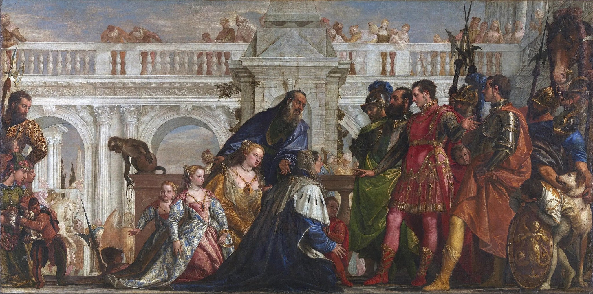 La Famille de Darius devant Alexandre - Paul Véronèse image 1 reproduction de peinture à l’huile