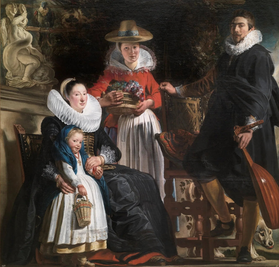 La Famille de l'artiste - Jacob Jordaens