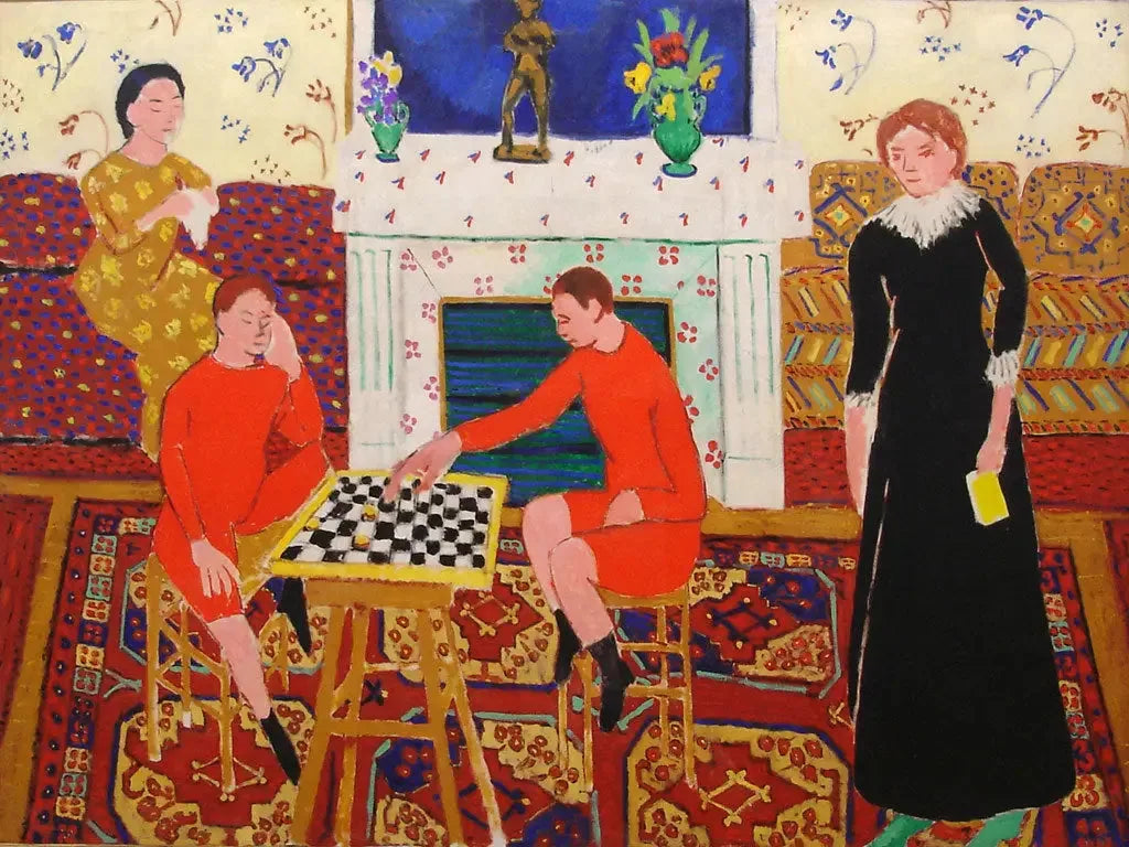 La Famille du peintre - Henri Matisse image 1 reproduction artisanale de tableau