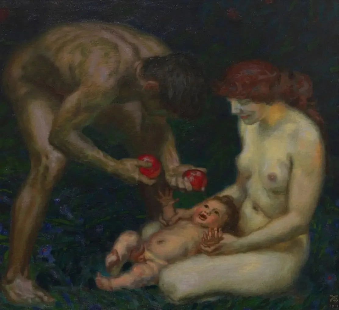 La Famille - Franz Von Stuck image 1 tableau peint à l’huile sur toile