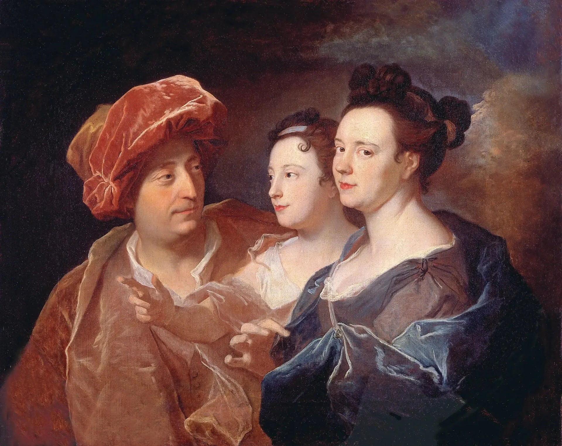 La Famille Laffite - Hyacinthe Rigaud image 1 reproduction de peinture à l’huile