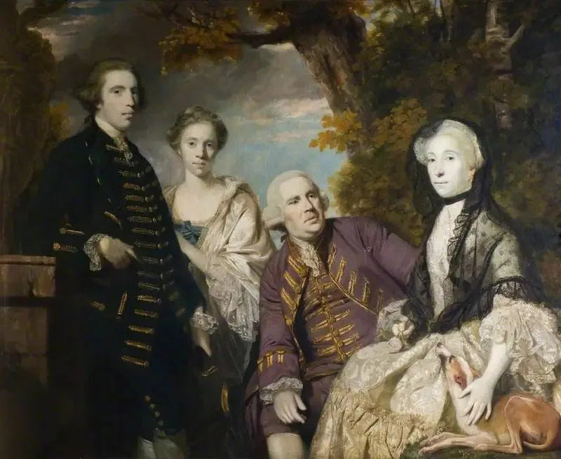 La famille Roffey - Joshua Reynolds image 1 reproduction de peinture à l’huile