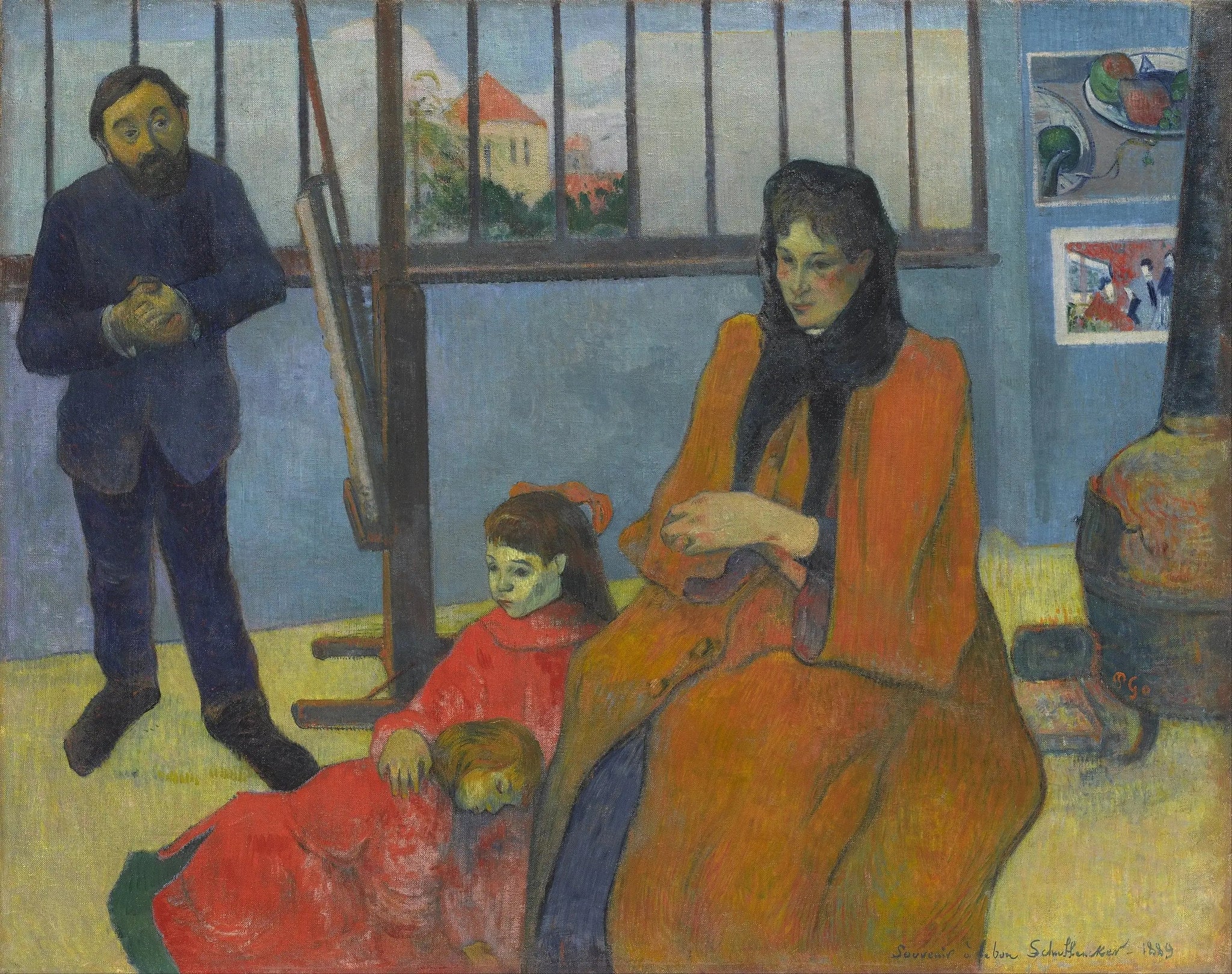 La Famille Schuffenecker - Paul Gauguin image 1 reproduction artisanale de tableau