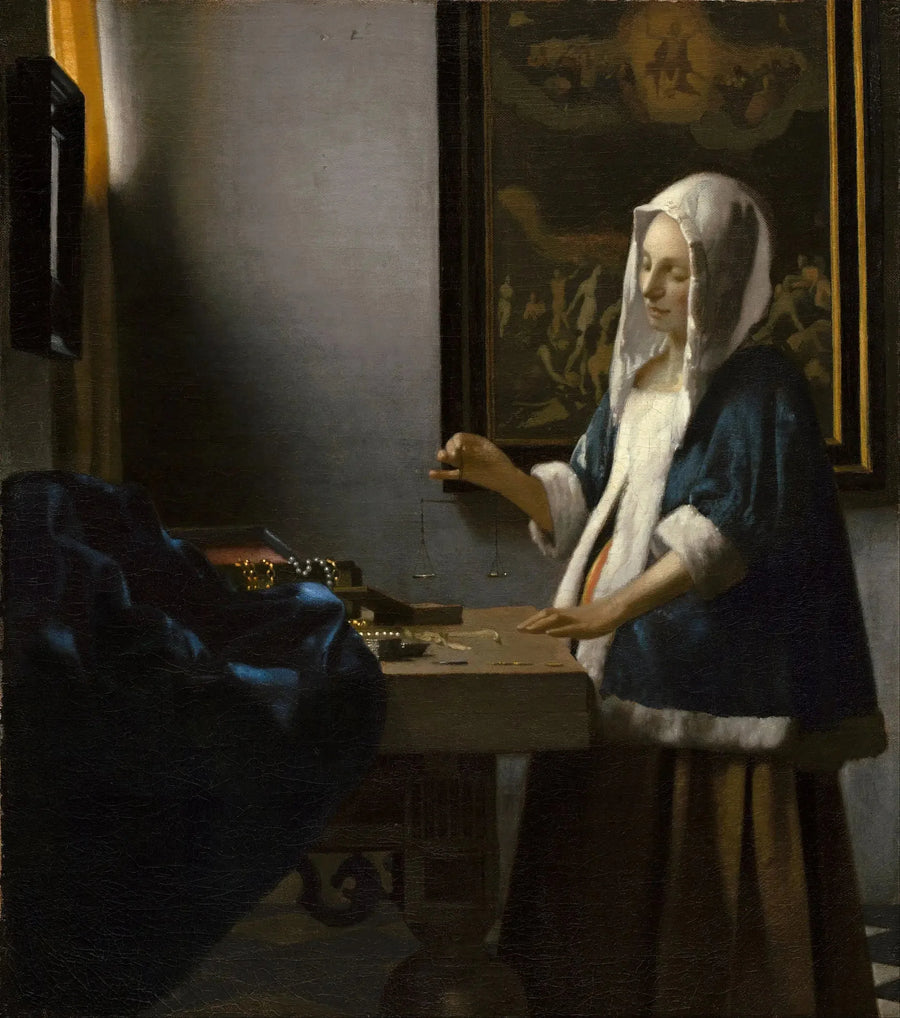 La Femme à la balance - Johannes Vermeer