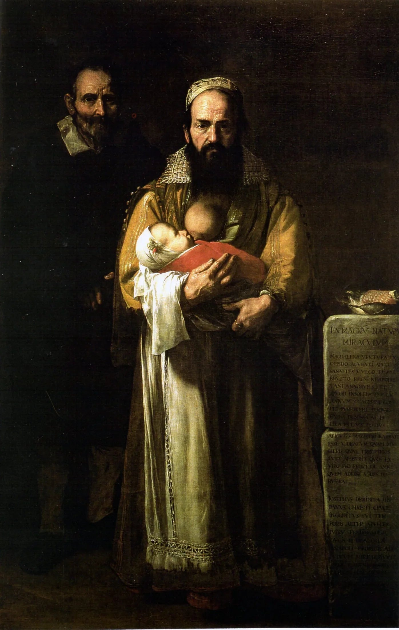 La Femme à barbe - Jusepe de Ribera image 1 reproduction de peinture à l’huile