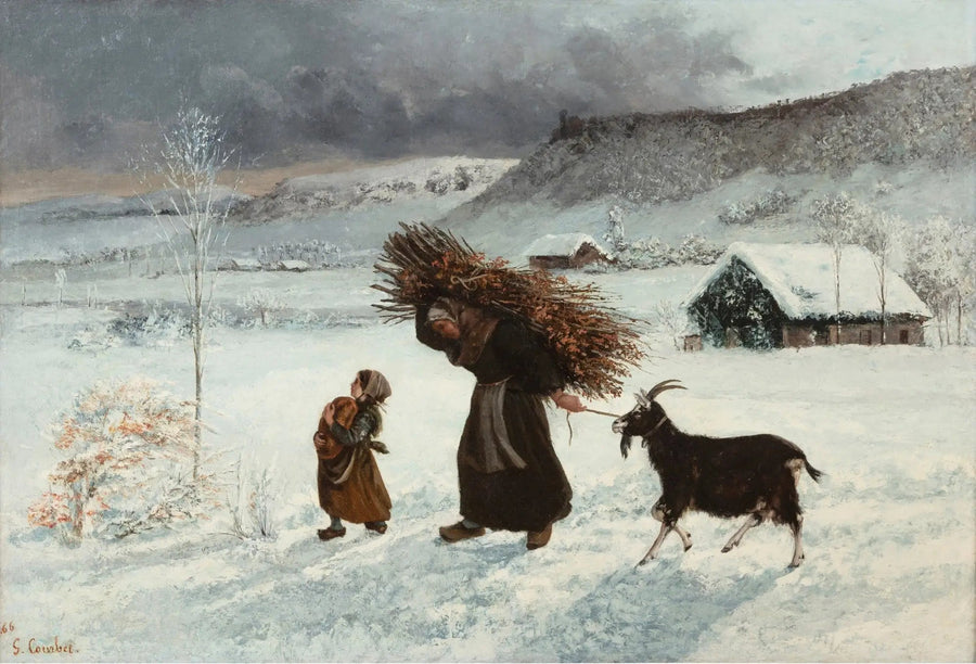 La Femme à la chèvre ou La Fagotière - Gustave Courbet