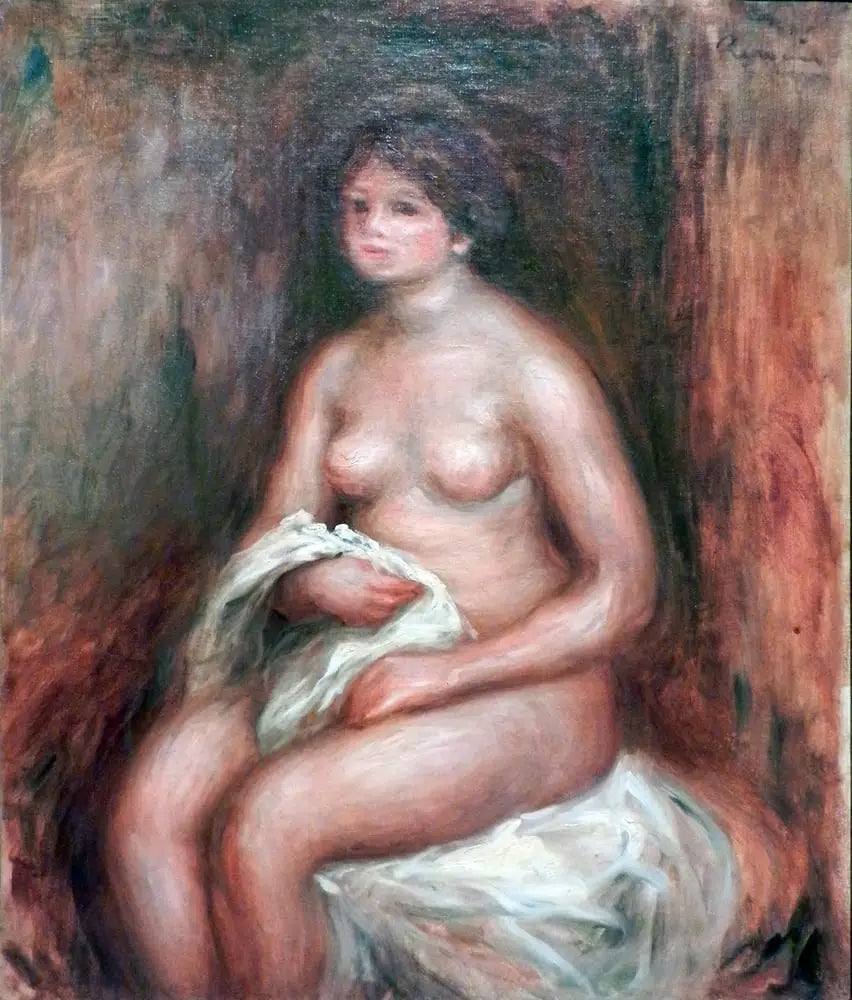 La femme à la draperie - Pierre-Auguste Renoir