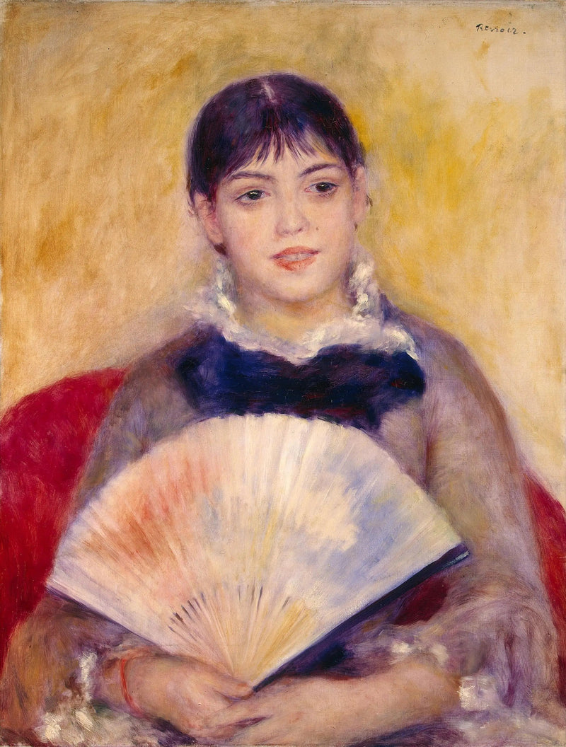 La Femme à l'éventail - Pierre-Auguste Renoir