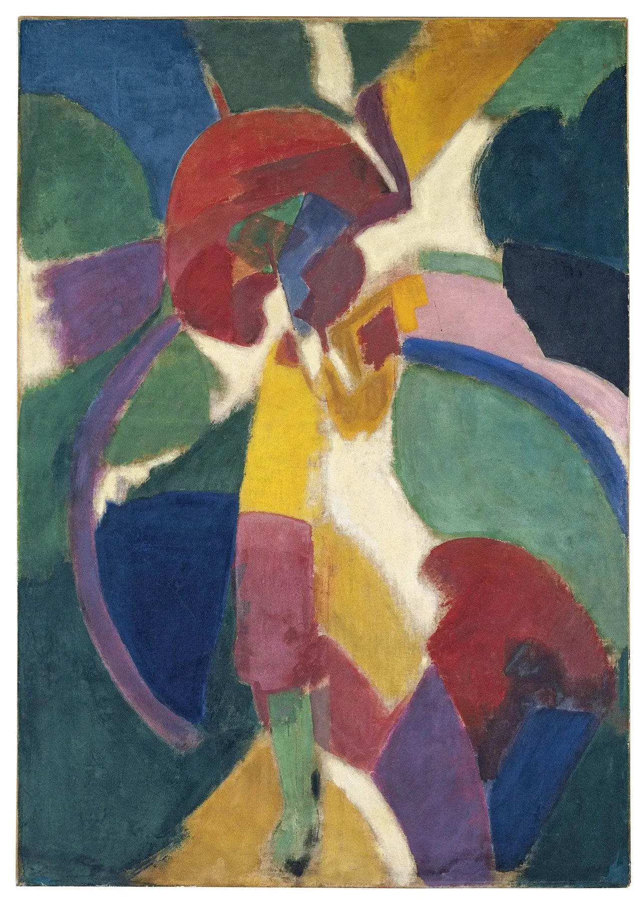 La femme à l'ombrelle - Robert Delaunay image 1 tableau peint à l’huile sur toile