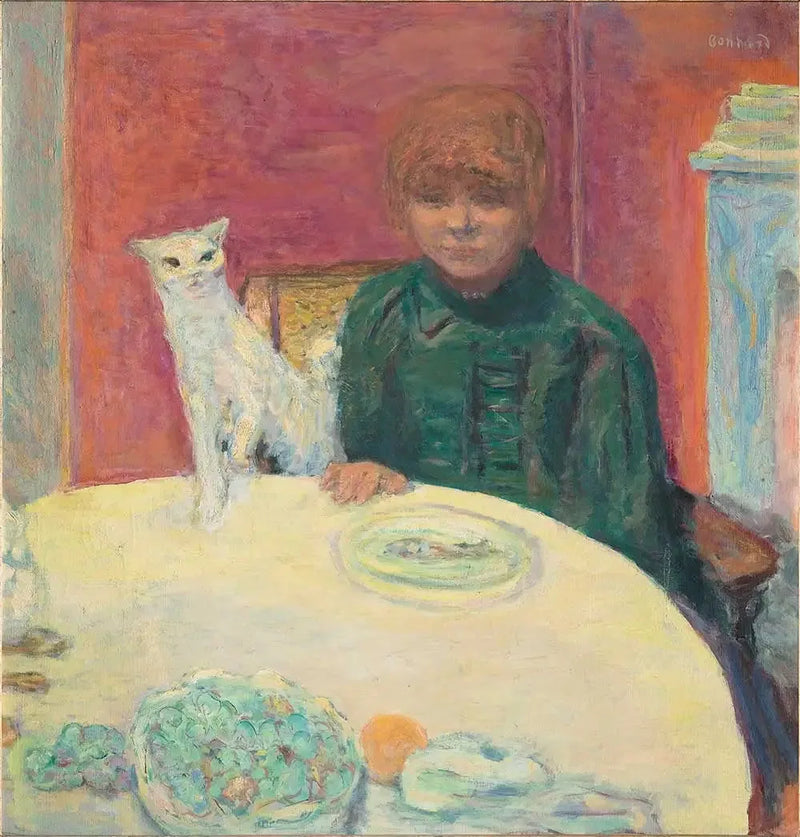La Femme au chat - Pierre Bonnard