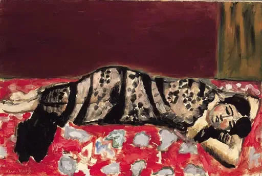 La Femme au divan - Henri Matisse image 1 reproduction artisanale de tableau