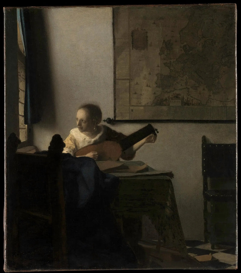 La Femme au luth - Johannes Vermeer