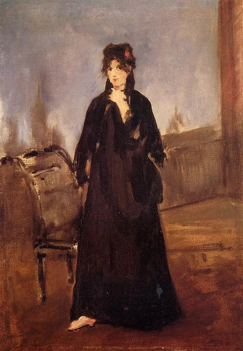La Femme au soulier rose (Berthe Morisot) - Édouard Manet