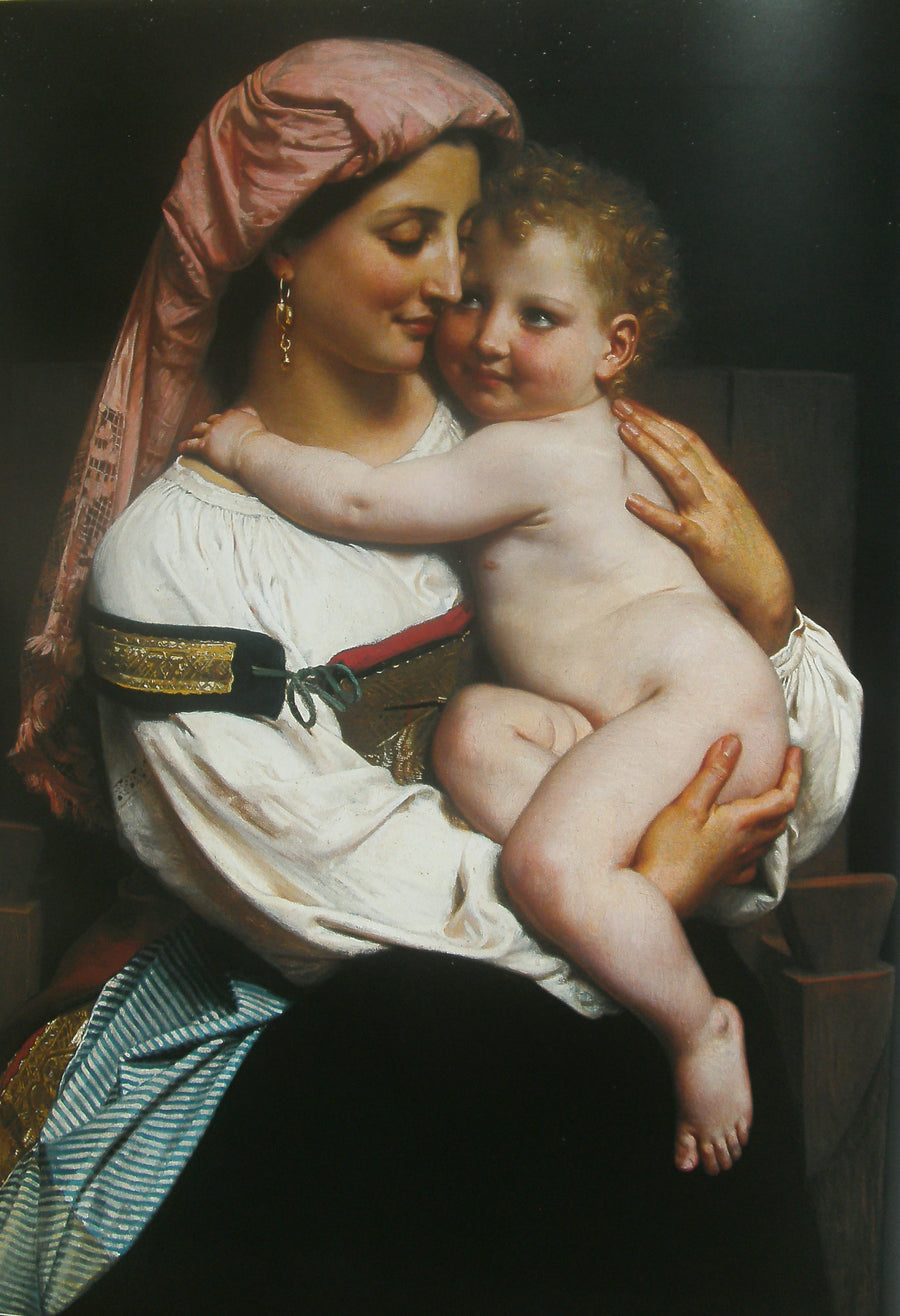 La Femme de Cervara et son enfant - Bouguereau