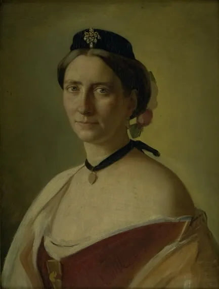 La femme de l'artiste, Alma Bloch, née Trepka - Carl Heinrich Bloch image 1 reproduction d’œuvre d’art à l’huile