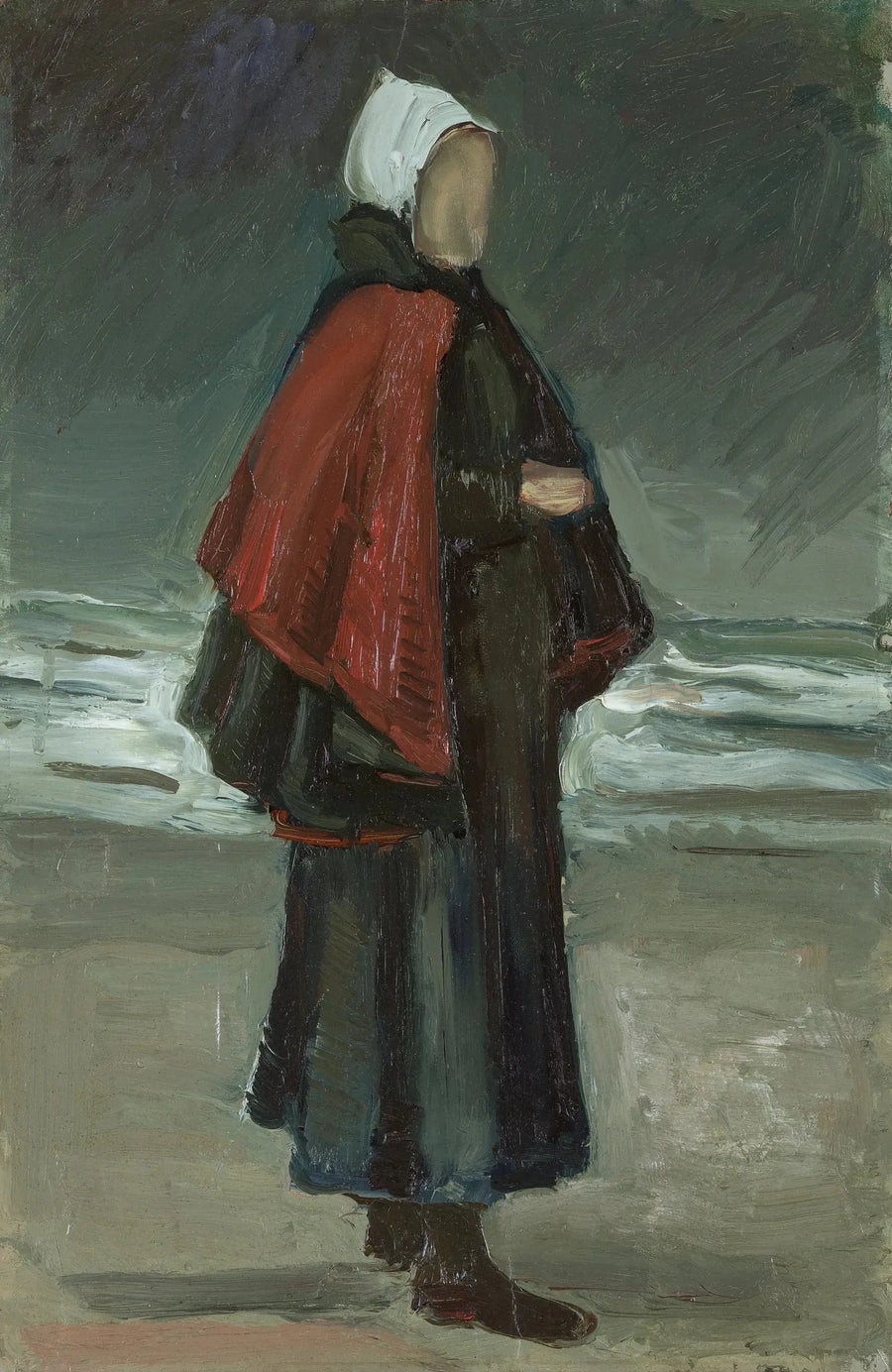 La femme du pêcheur sur la plage - Vincent van Gogh