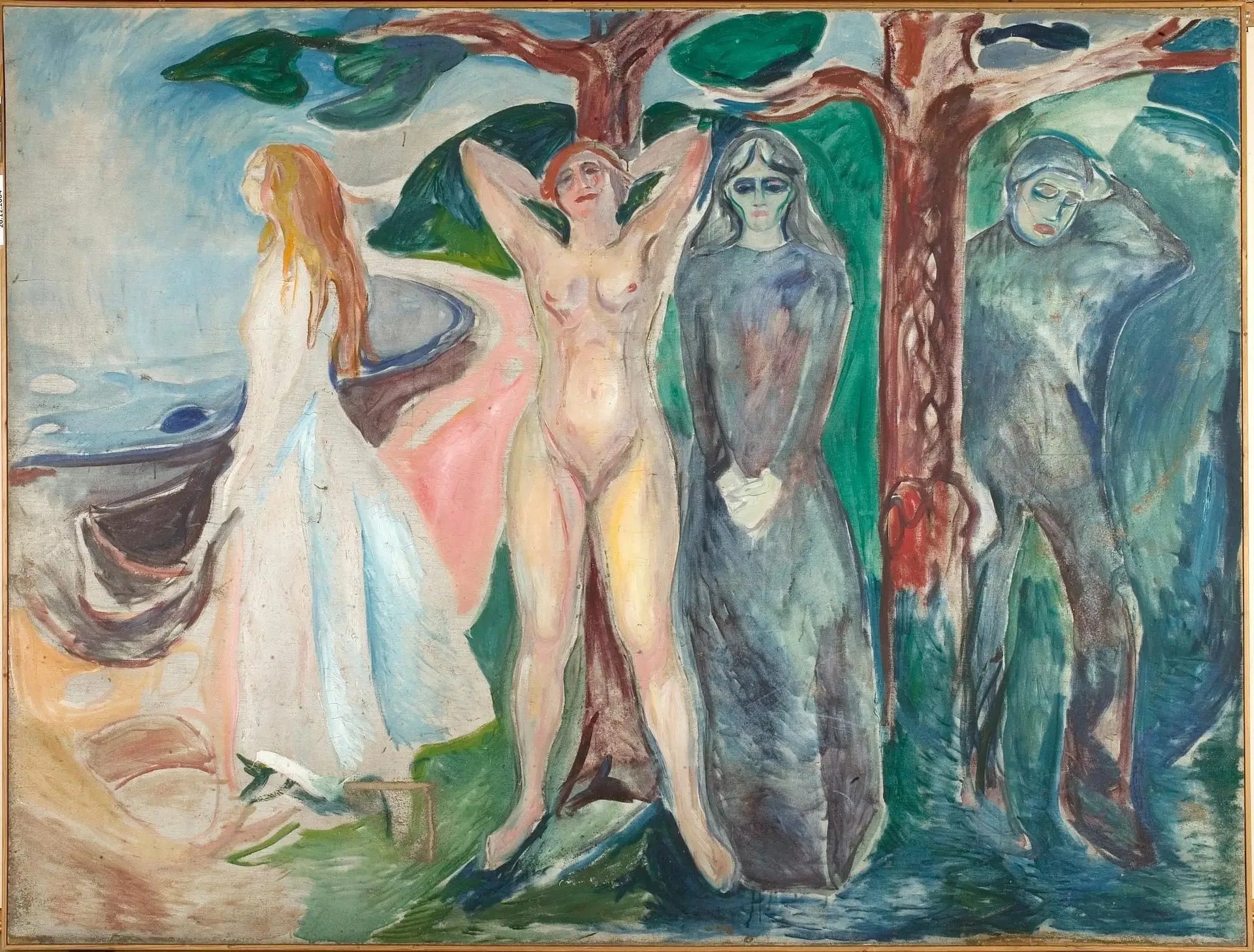 La Femme - Edvard Munch image 1 copie de tableau peinte à la main