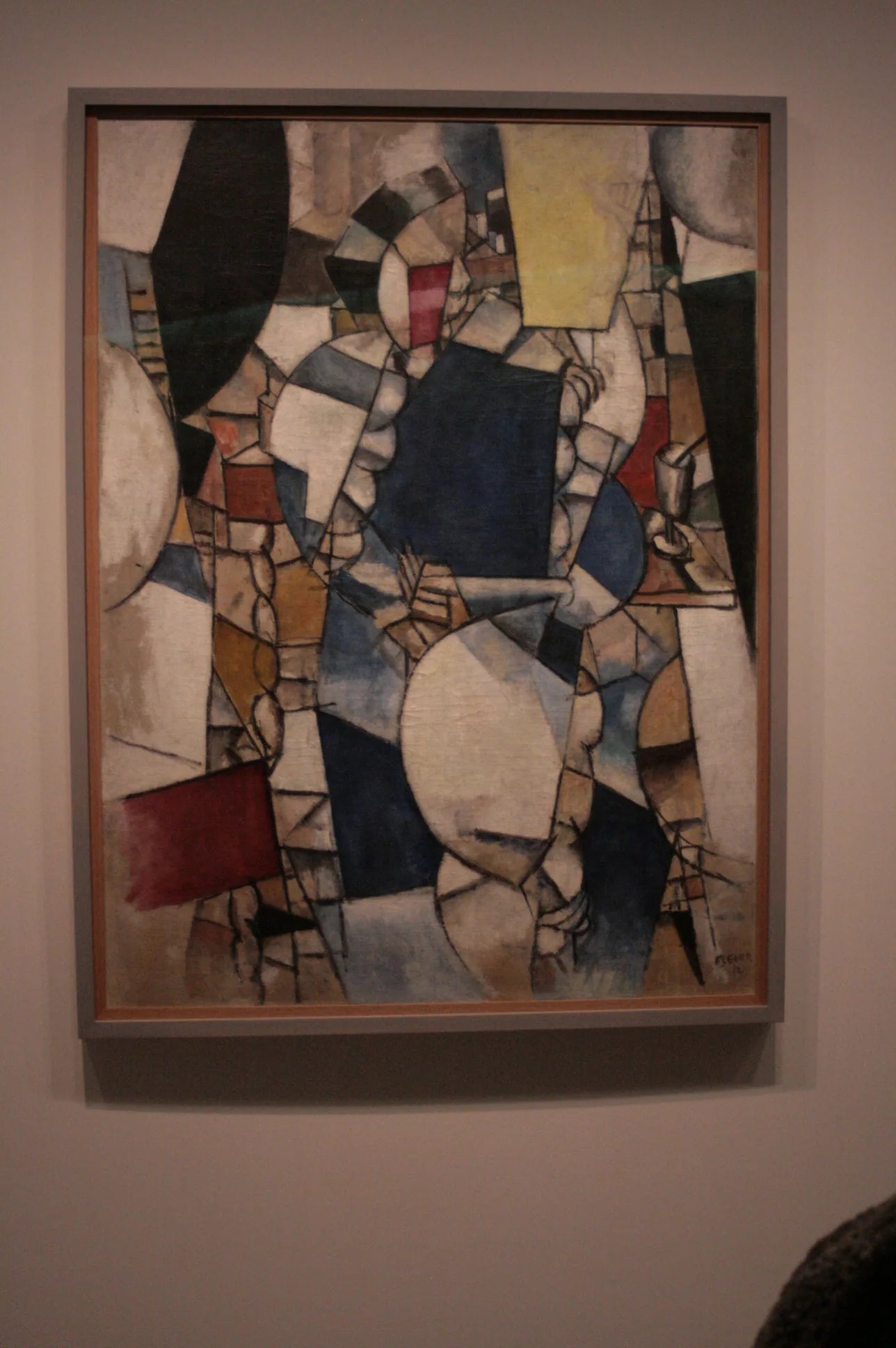 La Femme en bleu - Fernand Léger image 1 reproduction de peinture à l’huile