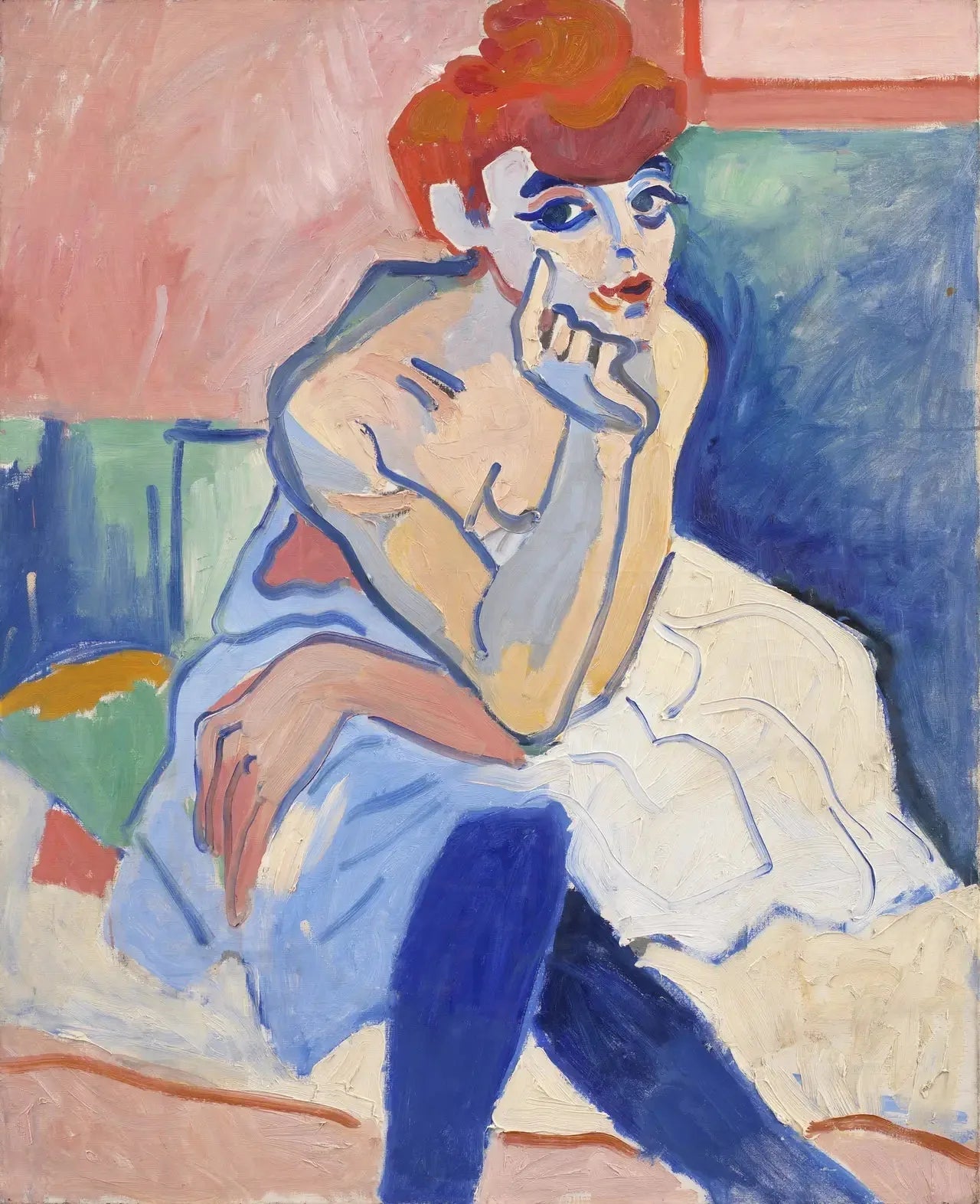 La Femme en chemise - André Derain image 1 tableau peint à l’huile sur toile