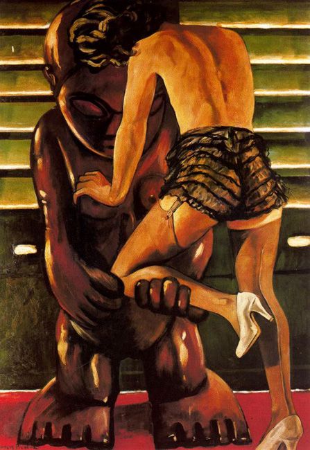 La Femme et l'idole - Francis Picabia image 1 tableau peint à l’huile sur toile