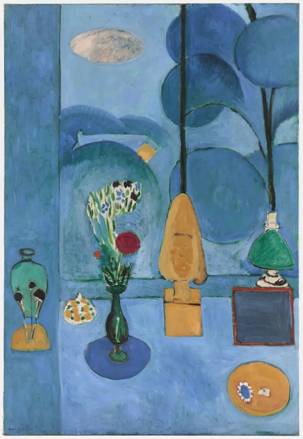 La Fenêtre bleue - Henri Matisse image 1 tableau peint à l’huile sur toile