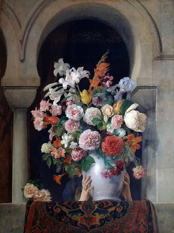 La Fenêtre du harem - Francesco Hayez image 1 reproduction artisanale de tableau