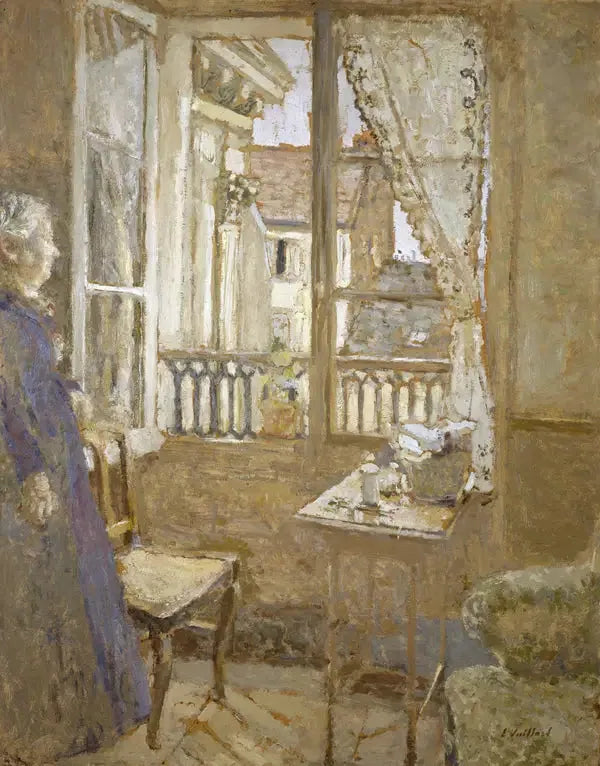 La Fenêtre ouverte - Édouard Vuillard image 1 reproduction artisanale de tableau