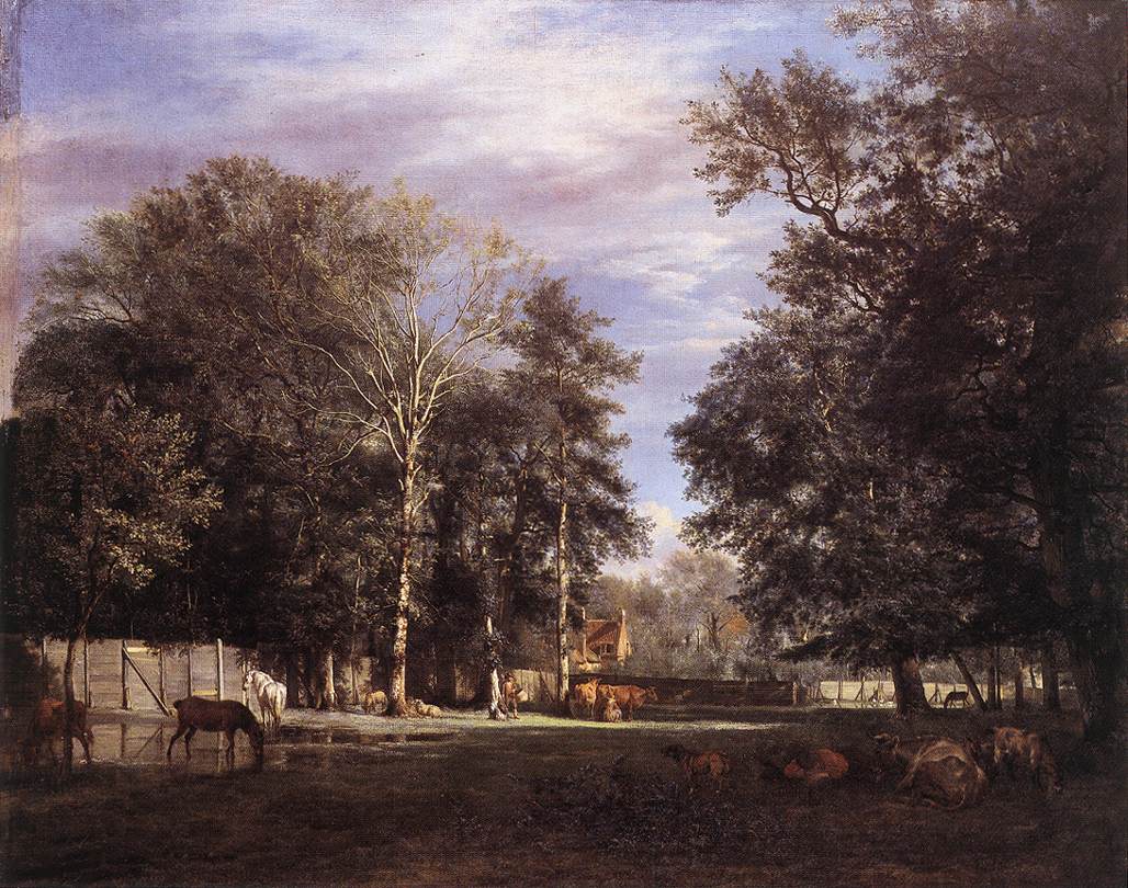 La Ferme - Adriaen van de Velde image 1 reproduction de peinture à l’huile