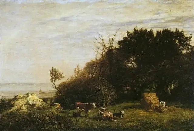 La Ferme de Saint-Siméon, environs de Honfleur - Eugène Boudin