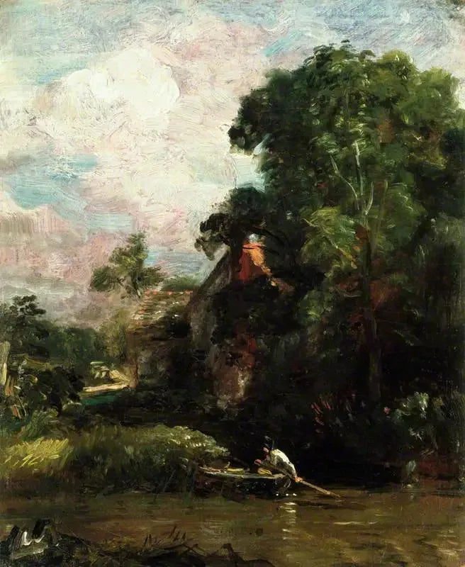 La Ferme de la Vallée (croquis) - John Constable image 1 copie de tableau peinte à la main