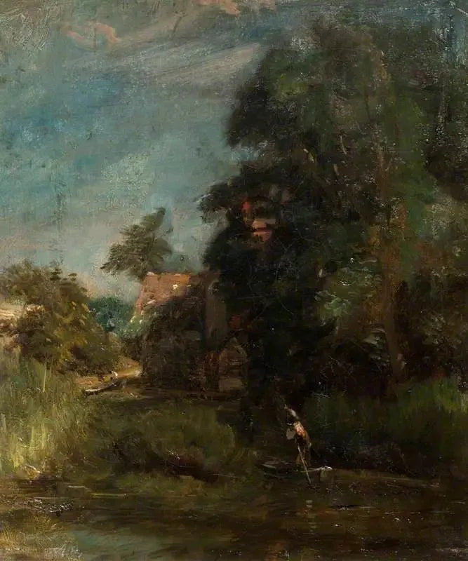 La Ferme de la Vallée (croquis) - John Constable image 1 reproduction de peinture à l’huile