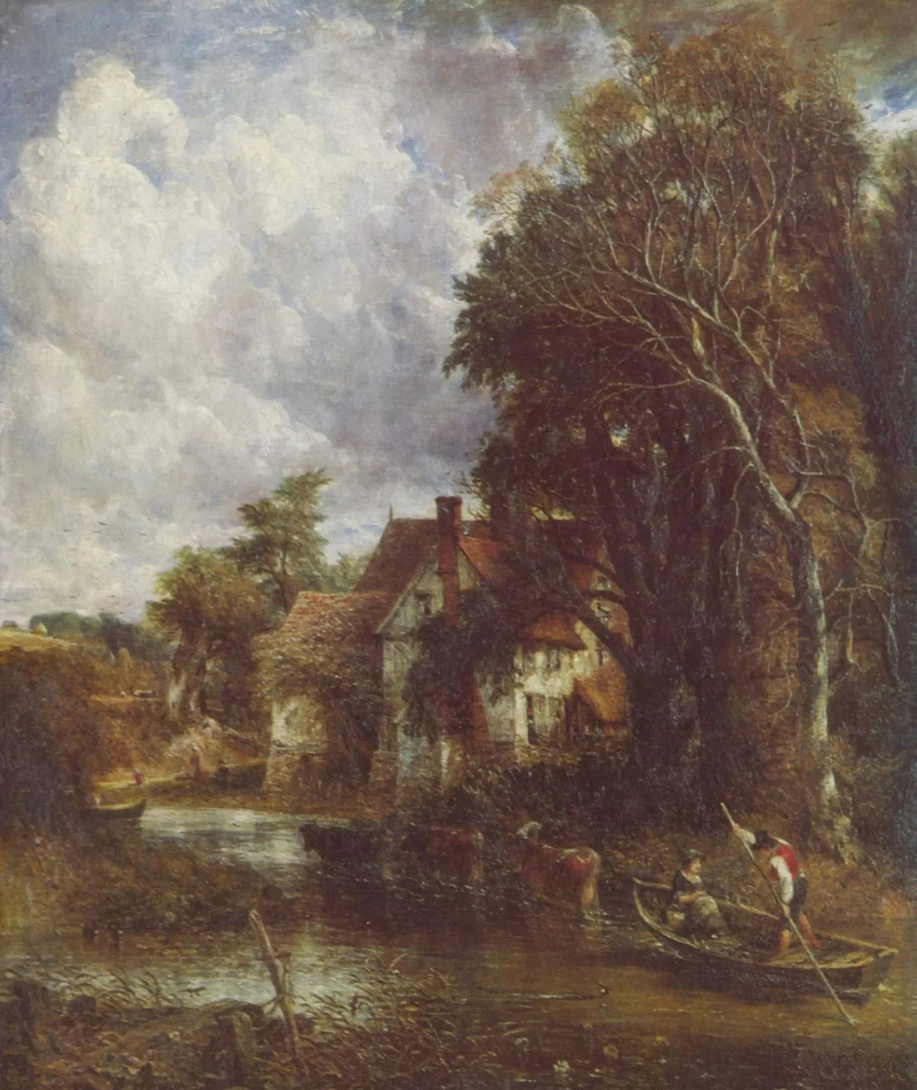La Ferme de la vallée - John Constable image 1 copie peinte à la main à l’huile