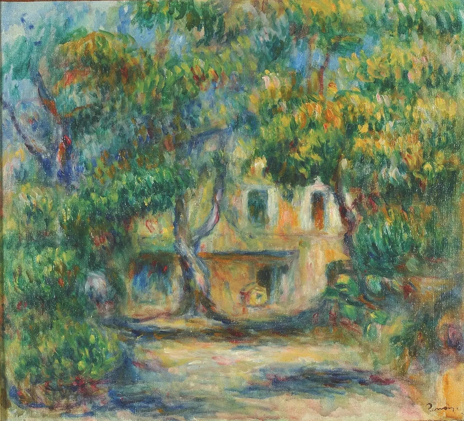 La Ferme des Colettes - Pierre-Auguste Renoir image 1 copie peinte à la main à l’huile