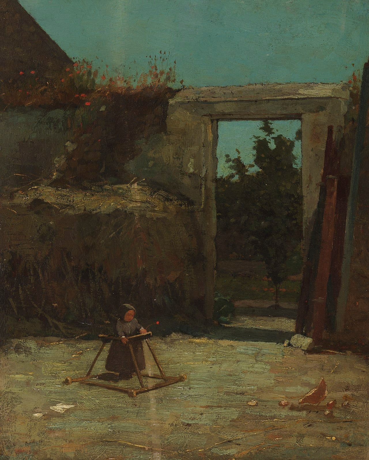 La ferme française - Winslow Homer image 1 copie de tableau peinte à la main