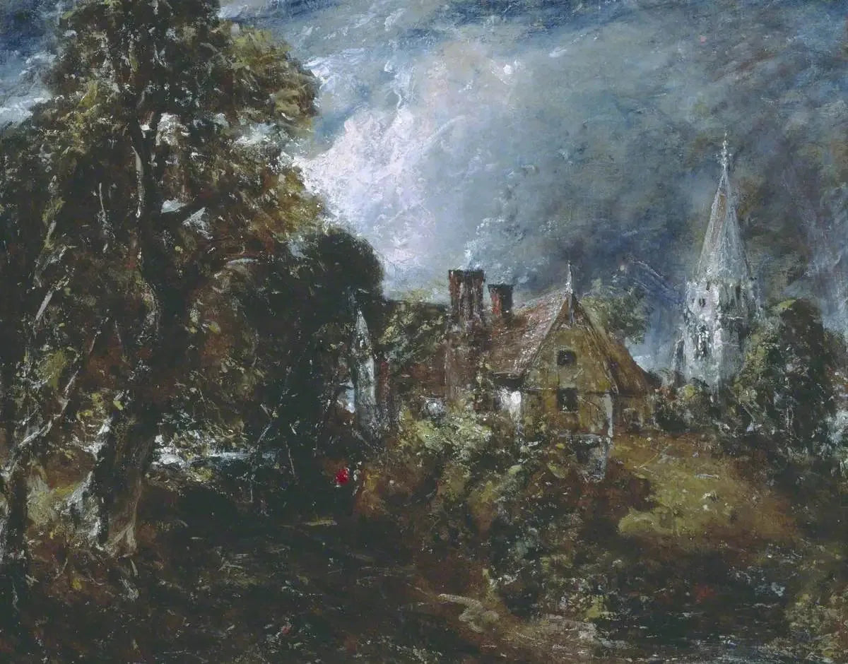 La ferme Glebe - John Constable image 1 reproduction réalisée par Alpha Reproduction