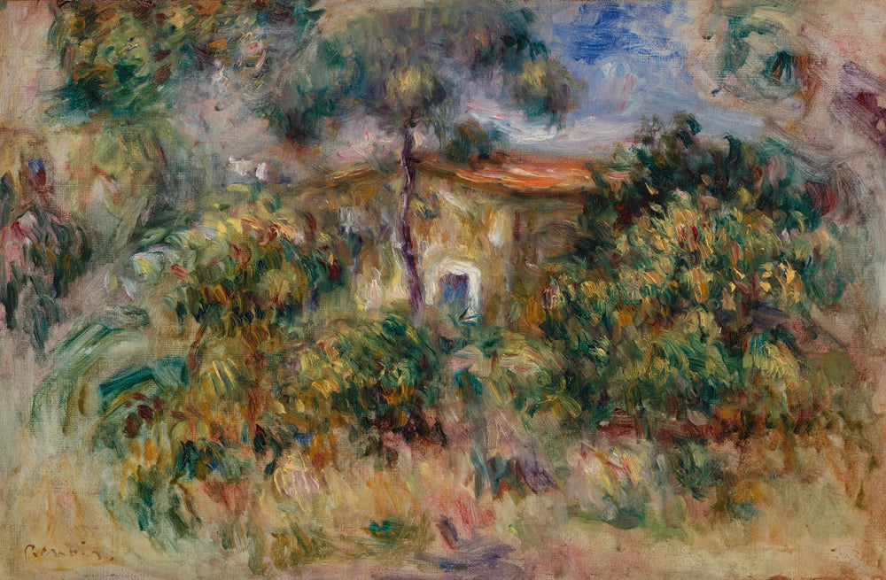 La Ferme - Pierre-Auguste Renoir image 1 copie de tableau peinte à la main