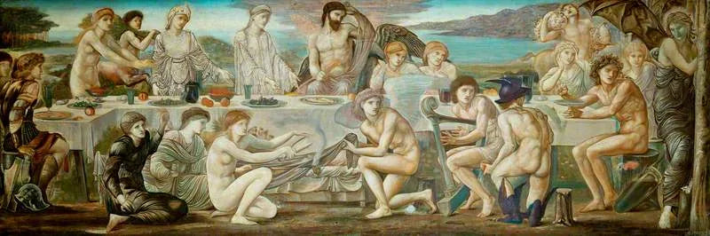 La fête de Pélée - Edward Burne-Jones image 1 tableau peint à l’huile sur toile