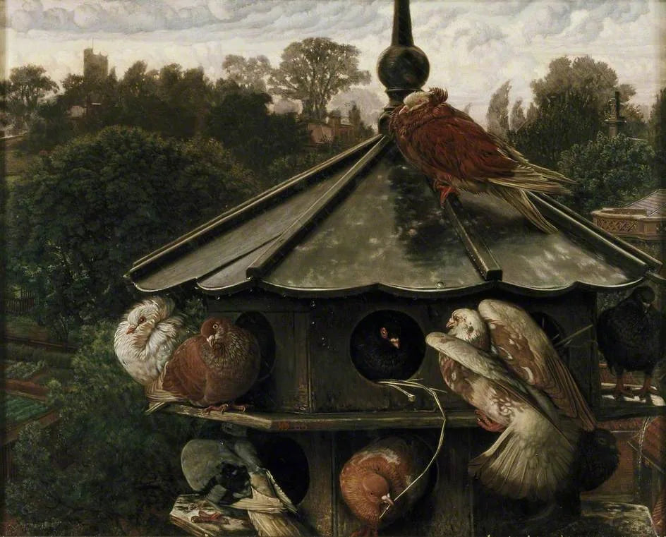 La Fête de Saint Swithin (Le Pigeonnier) - William Holman Hunt image 1 reproduction artisanale de tableau
