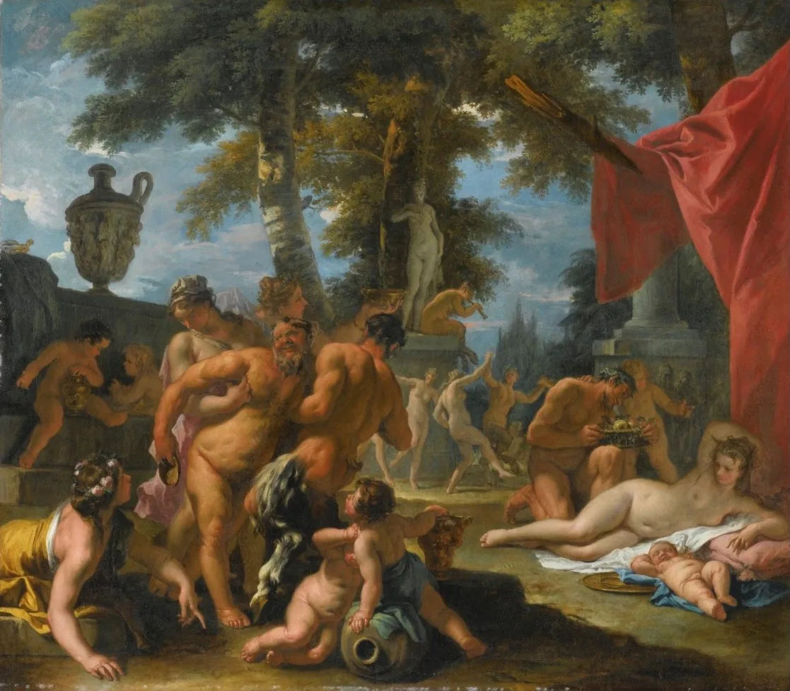 La fête de Silène - Sebastiano Ricci image 1 tableau peint à l’huile sur toile