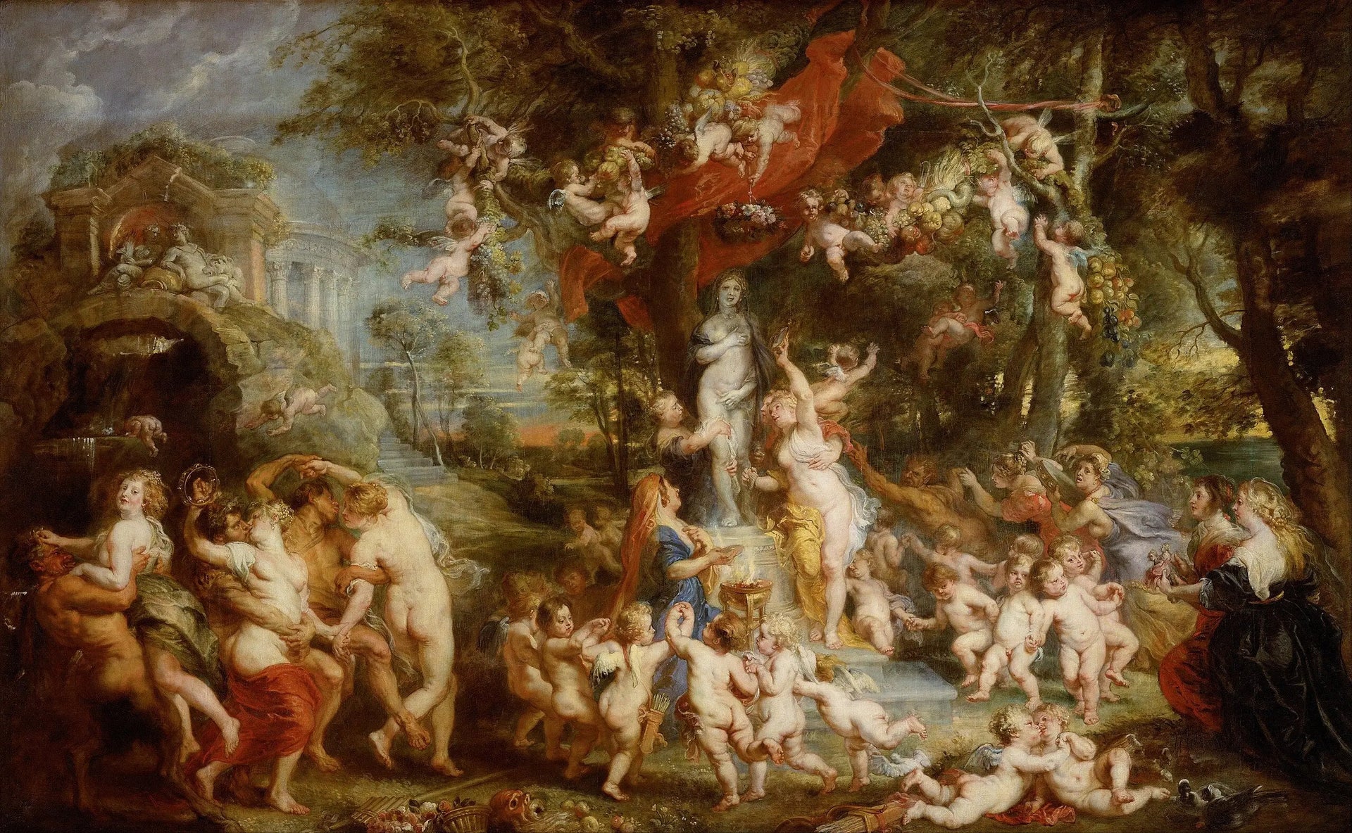 La Fête de Vénus - Peter Paul Rubens image 1 copie de tableau peinte à la main