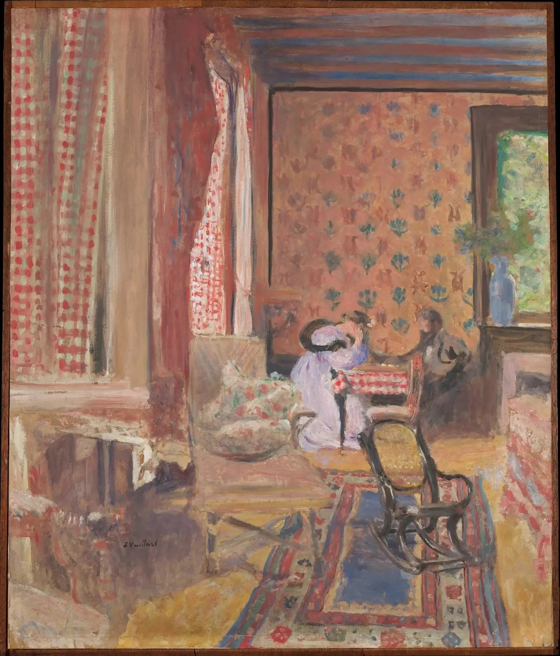 La fête des dames - Édouard Vuillard image 1 copie peinte à la main à l’huile