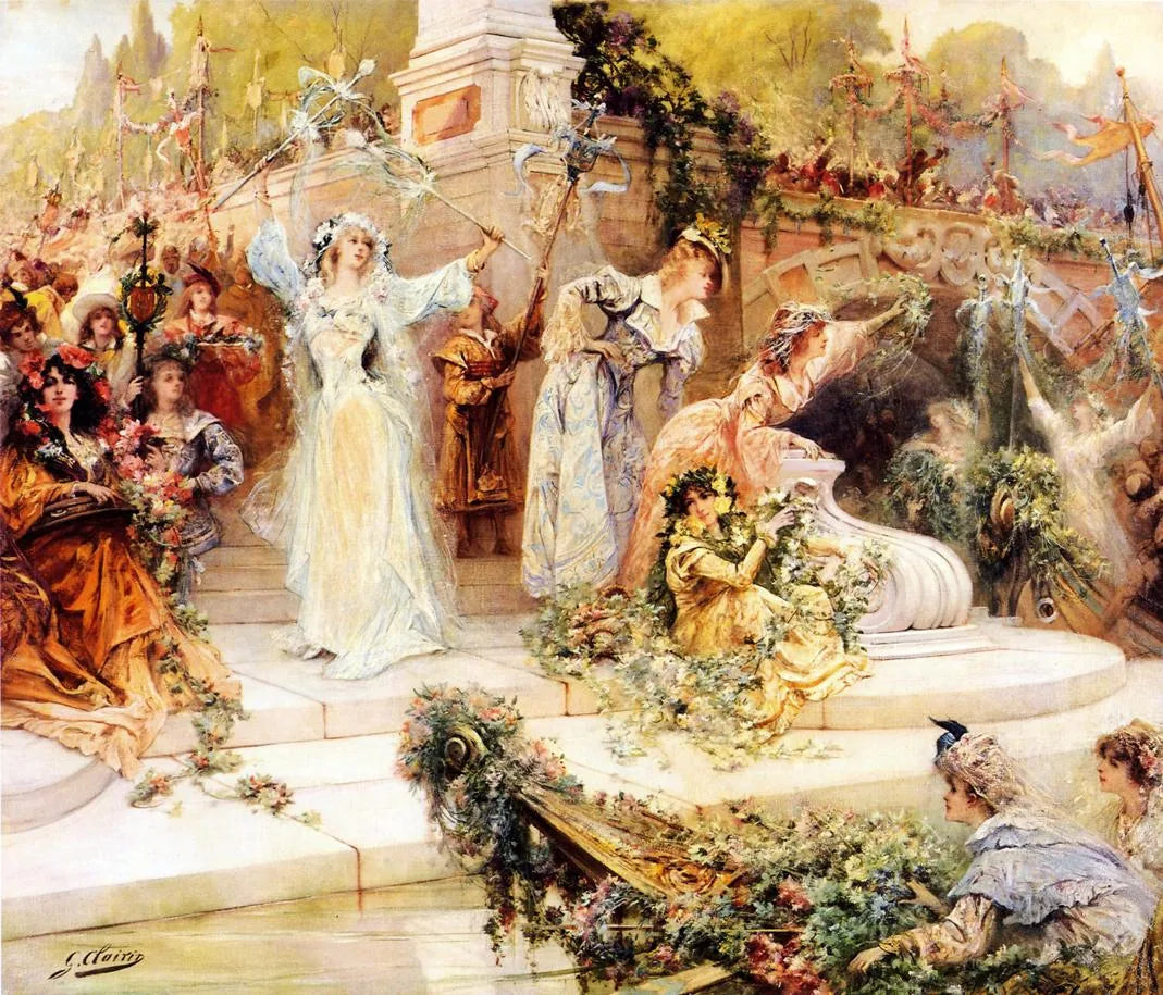 La Fête - Georges Clairin image 1 copie de tableau peinte à la main