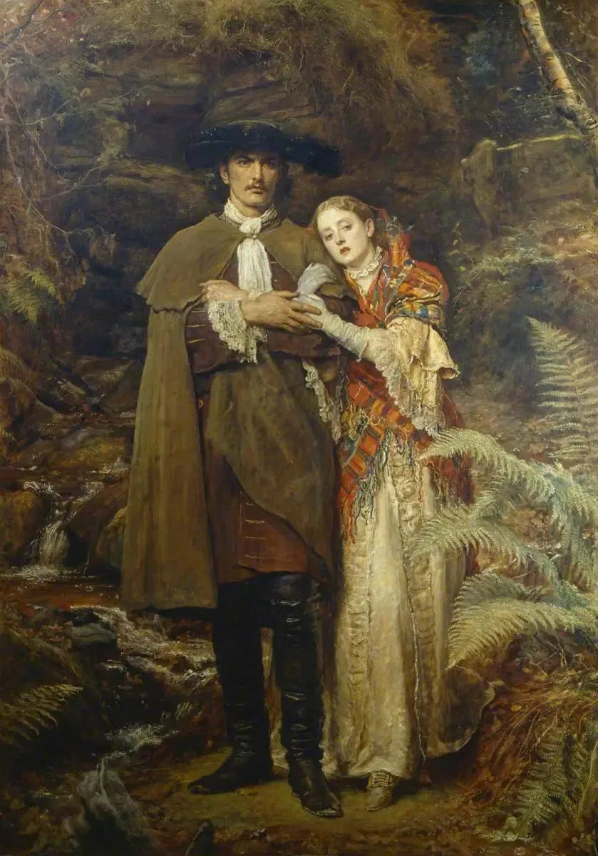 La Fiancée de Lammermoor - John Everett Millais image 1 reproduction artisanale de tableau