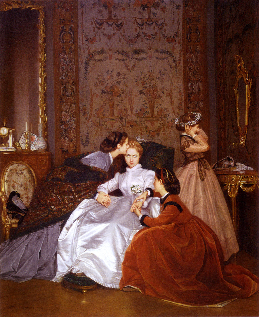 La Fiancée hésitante - Auguste Toulmouche image 1 reproduction réalisée par Alpha Reproduction