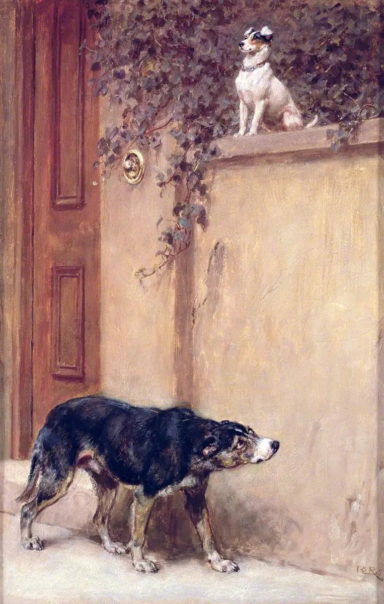 La fierté du lieu - Briton Rivière image 1 reproduction artisanale de tableau