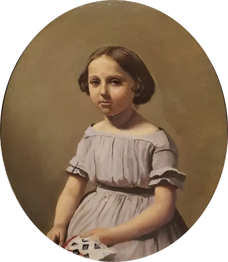 La fille aînée de M. Edouard Delalain - Jean-Baptiste Camille Corot