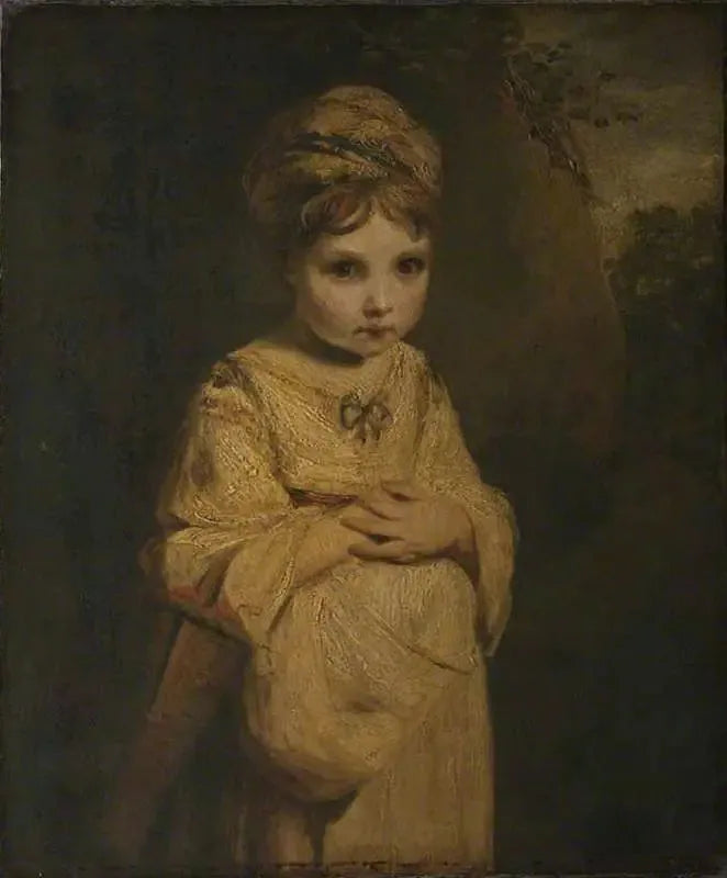 La fille aux fraises - Joshua Reynolds image 1 tableau peint à l’huile sur toile